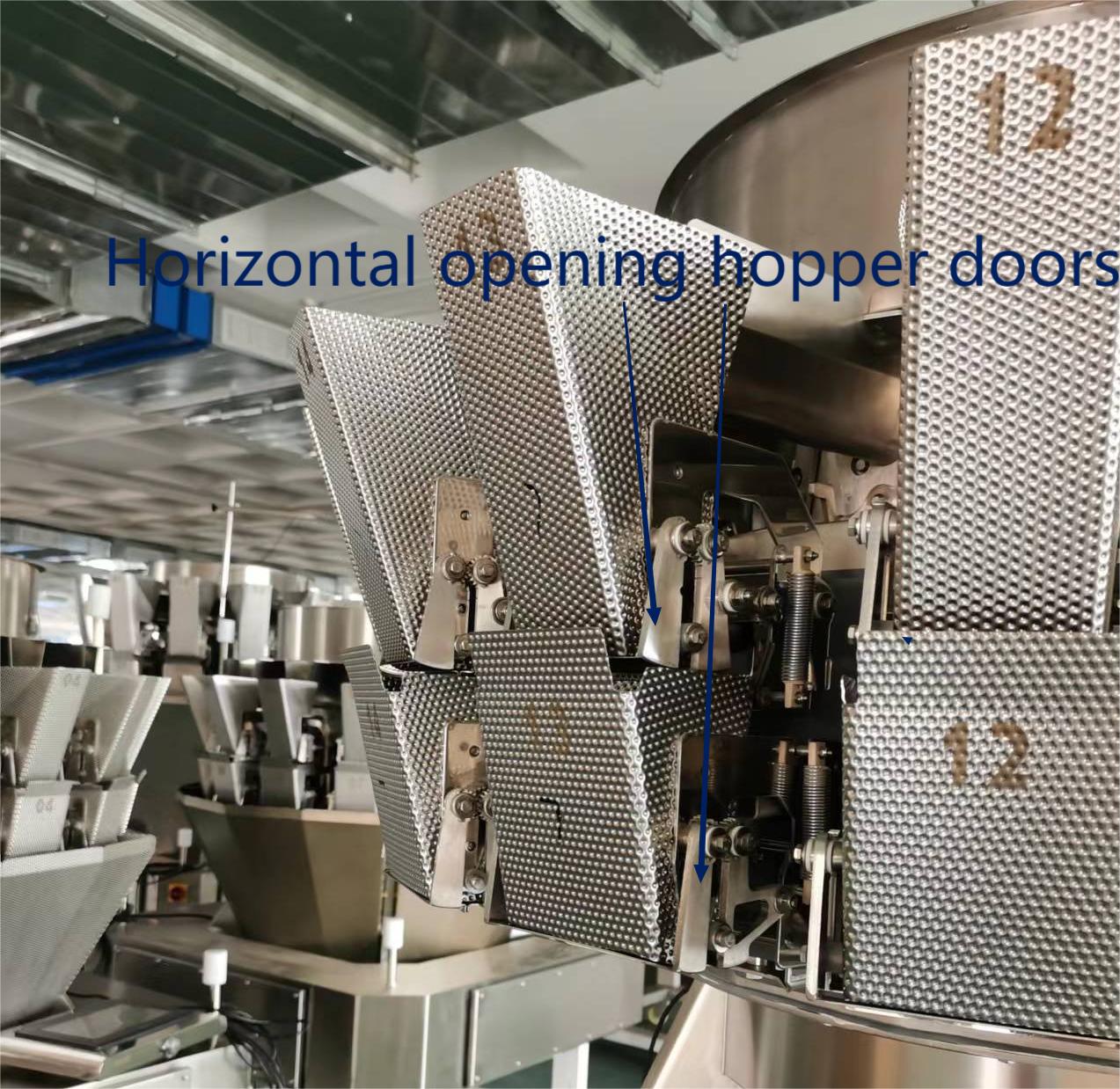 horizontal opening door