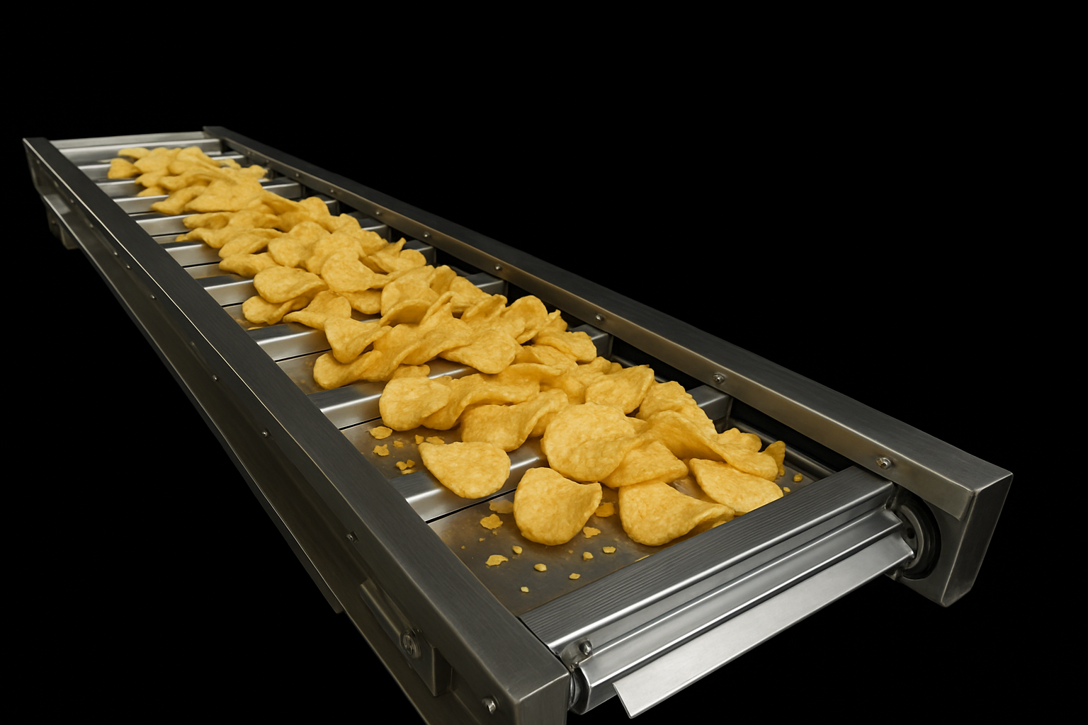 Stainless steel conveyor for Chips