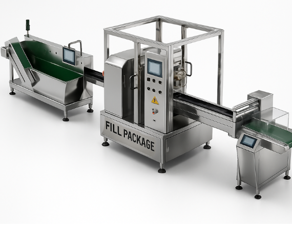Sachet counting machine