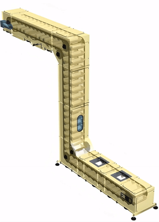 Z type bracket elevator