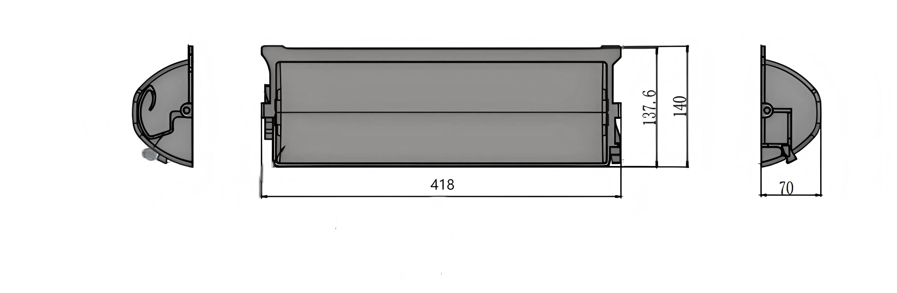 1.8L elevator bucket