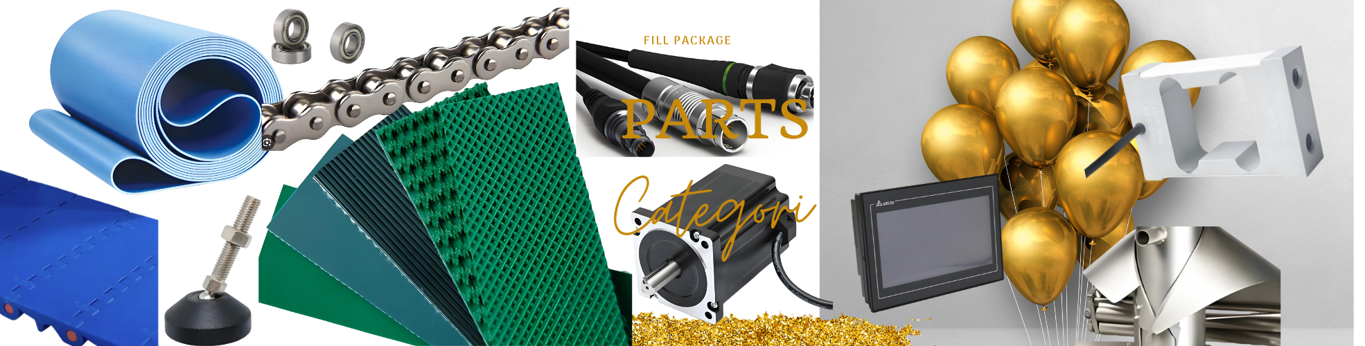 FILL PACKAGE Machine parts