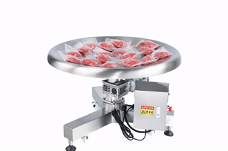 Industrial lazy susan table