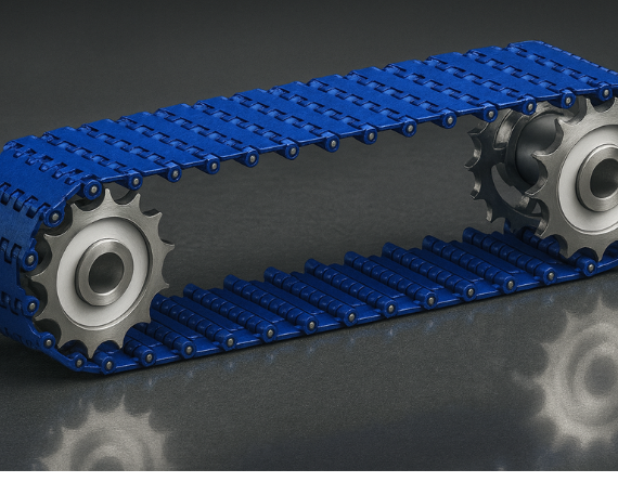 Modular plastic conveyor belt