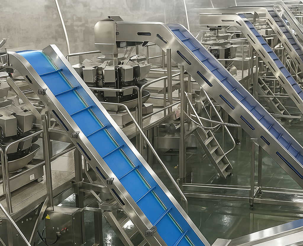 Multihead weigher & conveyor
