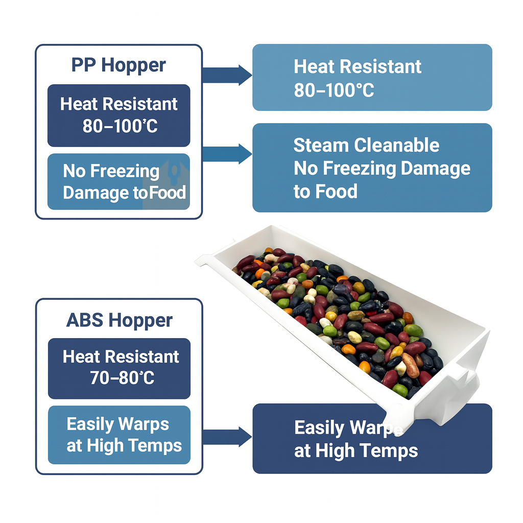bucket hopper pp vs abs