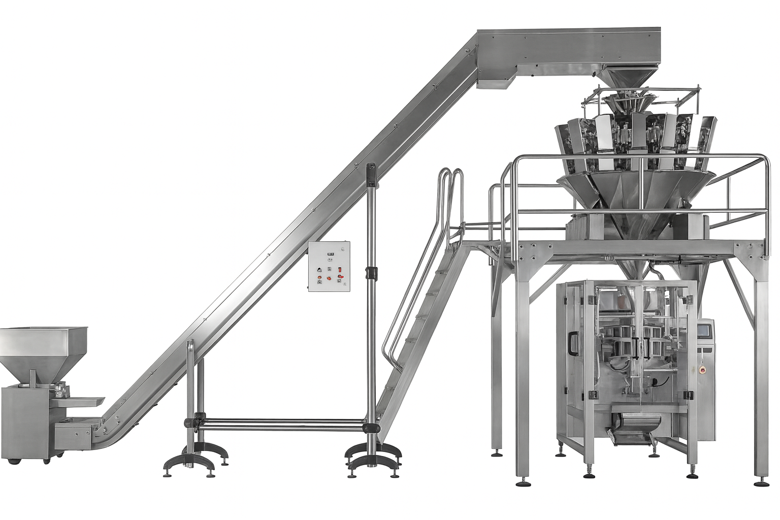complete-conveyor-system-multihead-weigher-vffs-machine