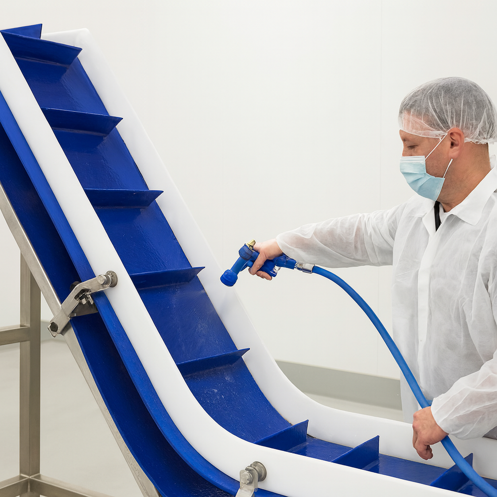food-grade-belt-conveyor-cleaning-maintenance-procedure
