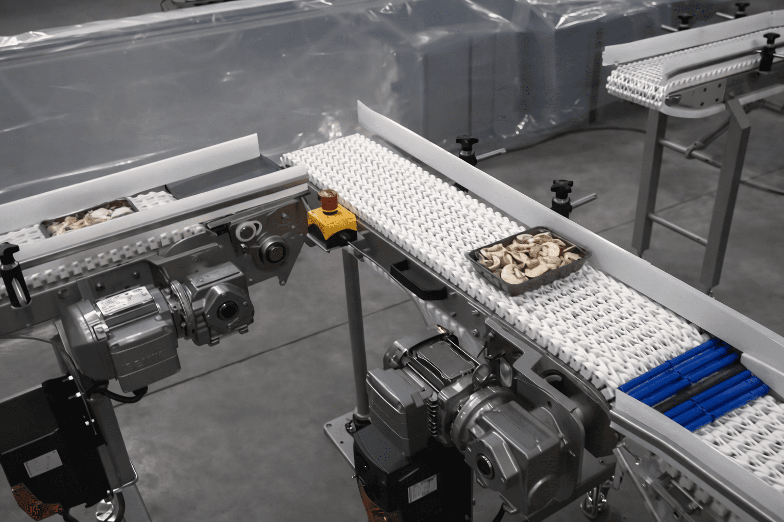 Un cinturón modular de plástico