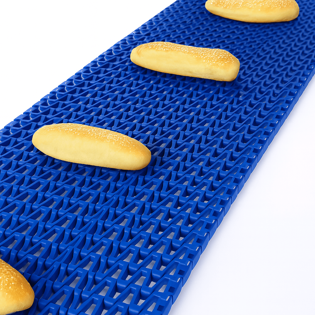 Cintas transportadoras modulares para alimentos