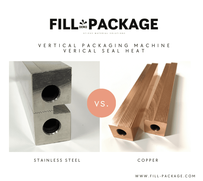 Máquina envasadora vertical con sellado térmico vertical