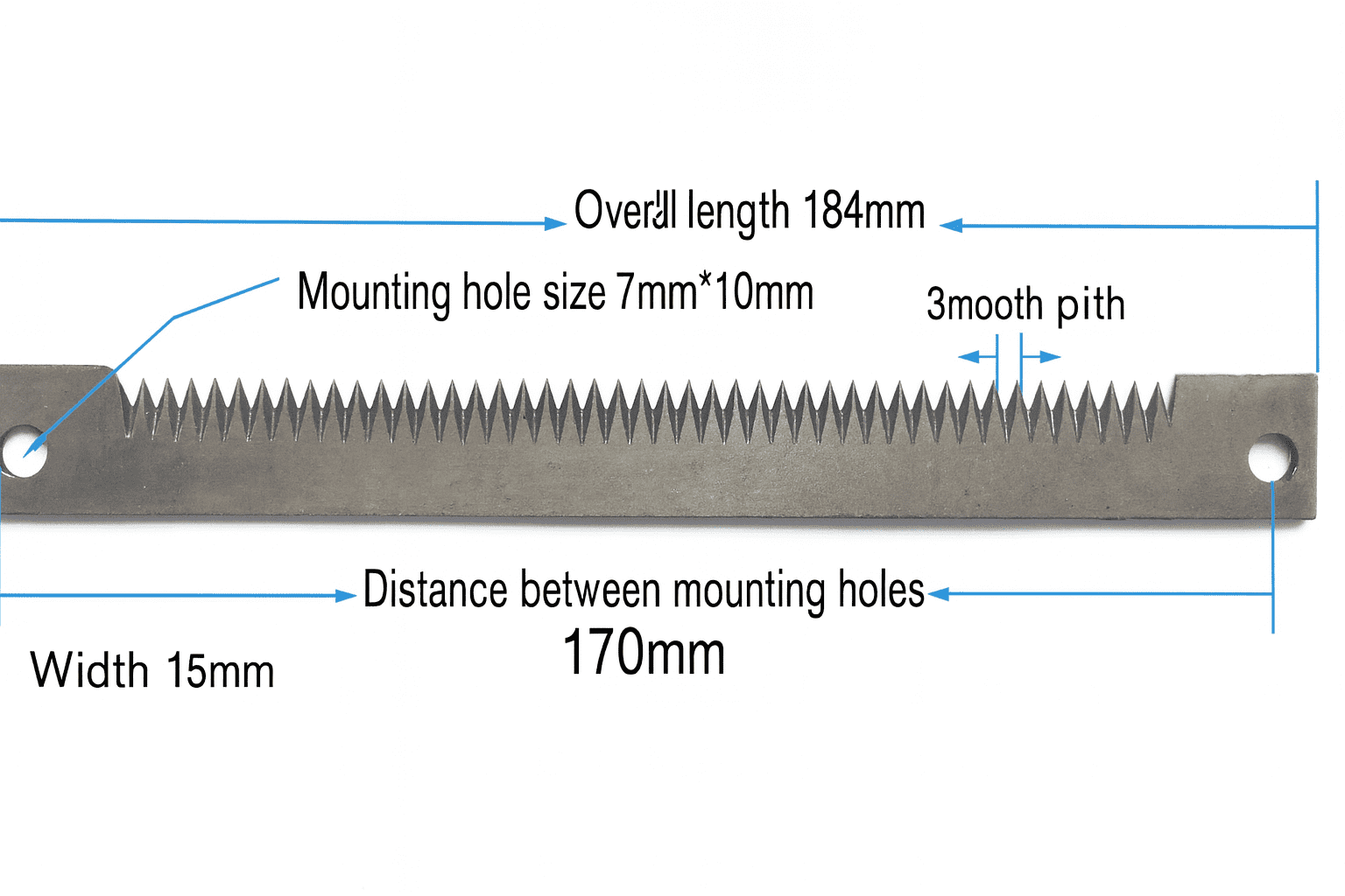Tamaños de las cuchillas de las máquinas de embalaje