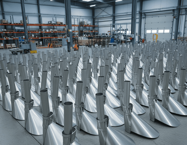 hombro conformado de acero inoxidable