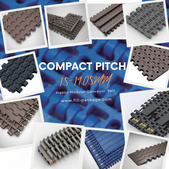 Plastic modular Conveyor Belt -15-19.05mm Pitch