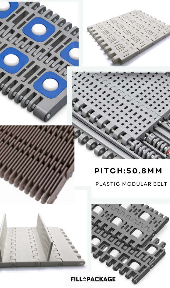 Plastic modular belt 5080series