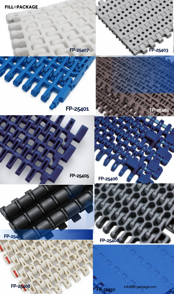 Plastic modular belt -Pitch 1inch