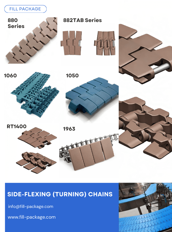 Side-Flexing (Turning) Chains