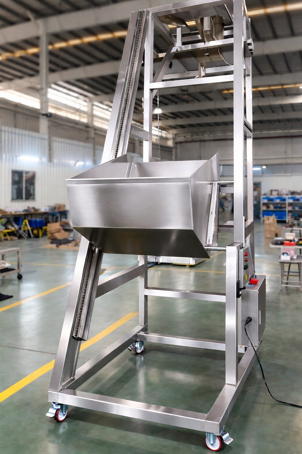 Single bucket elevators