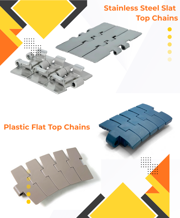 Stainless Steel vs. Plastic Flat Top Chain