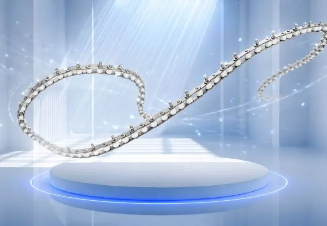 C2052 double-pitch conveyor roller chain bucket elevator chain PA6 nylon roller stainless steel