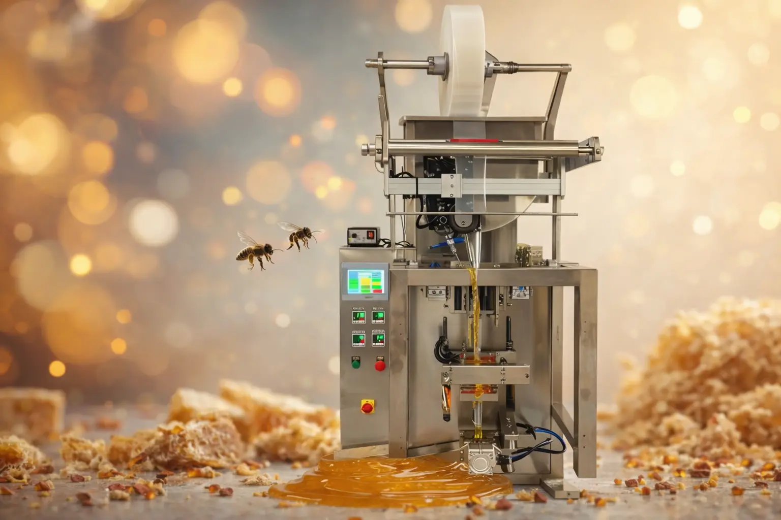 Honey package machine