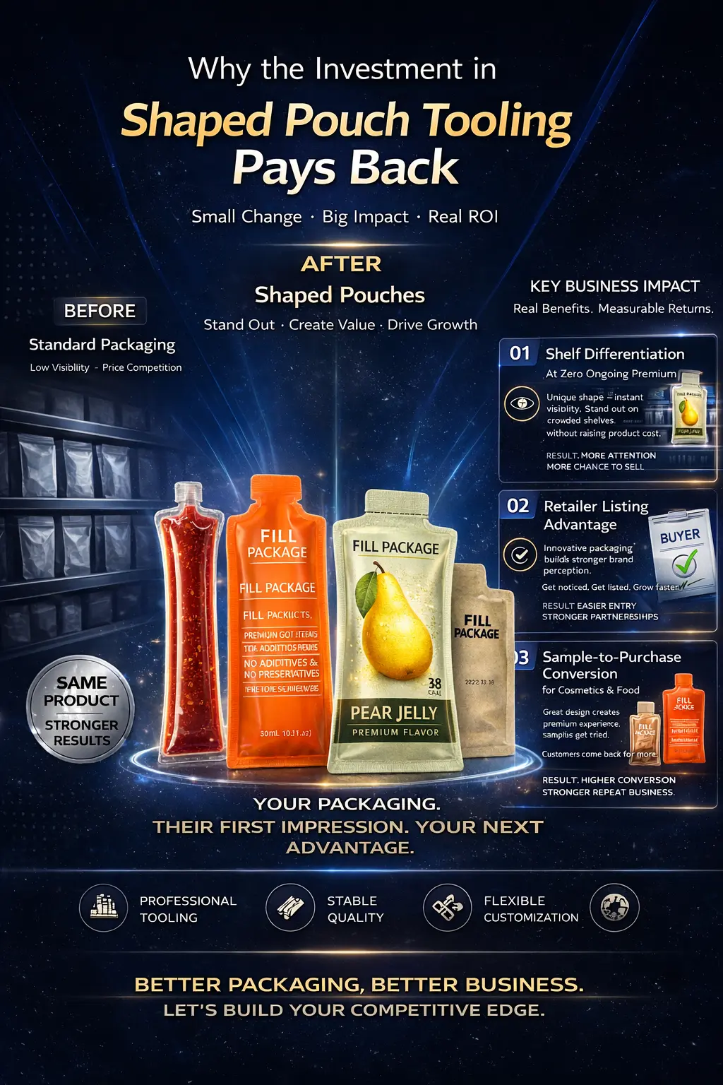 Irregular Shape Package Advantage