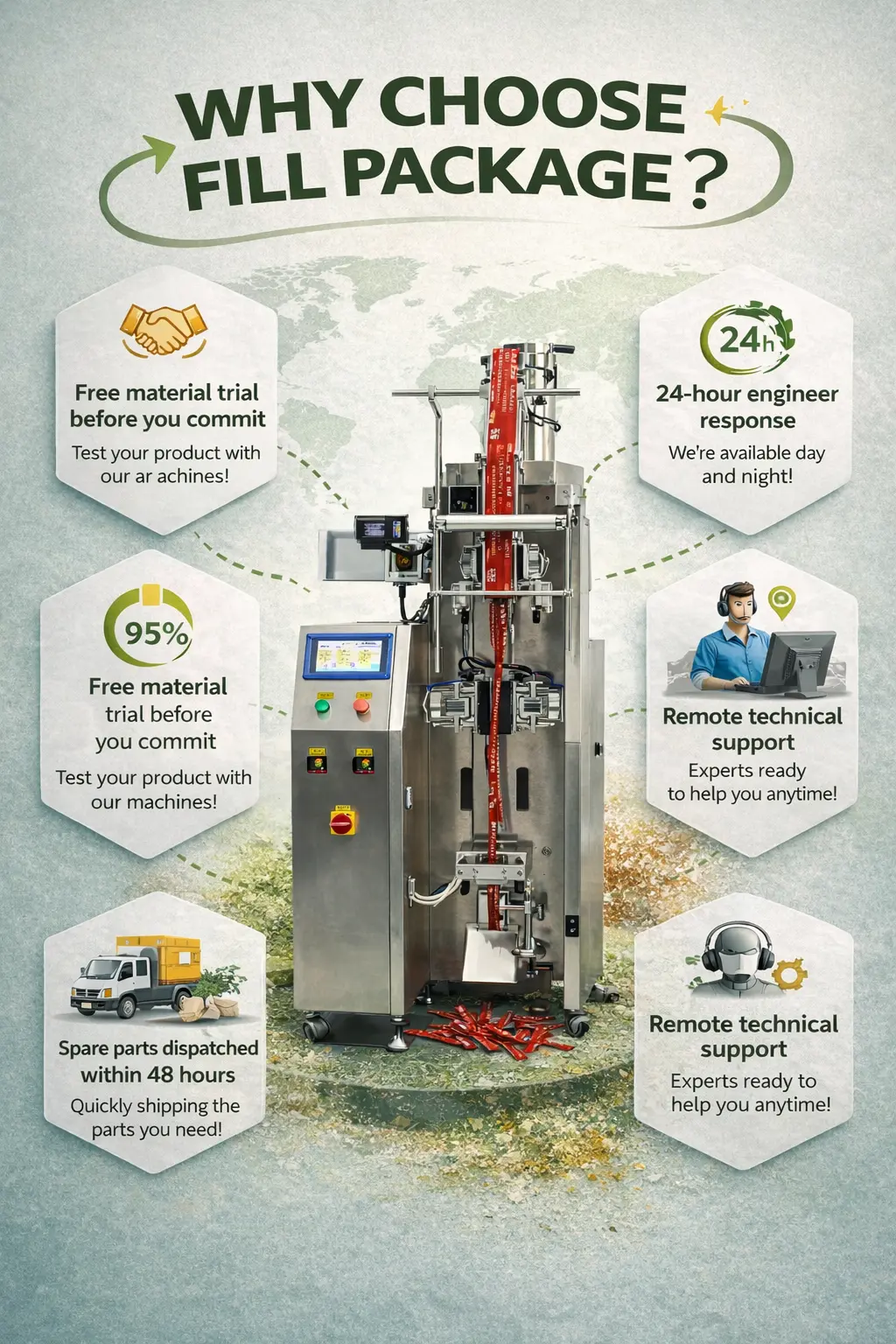 Powder Sachet Package Advantage