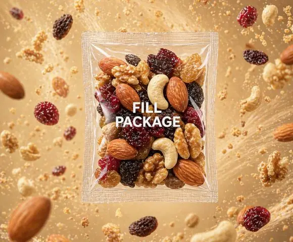 round corner granule packing machine 4 side seal sachet machine coffee nuts dal