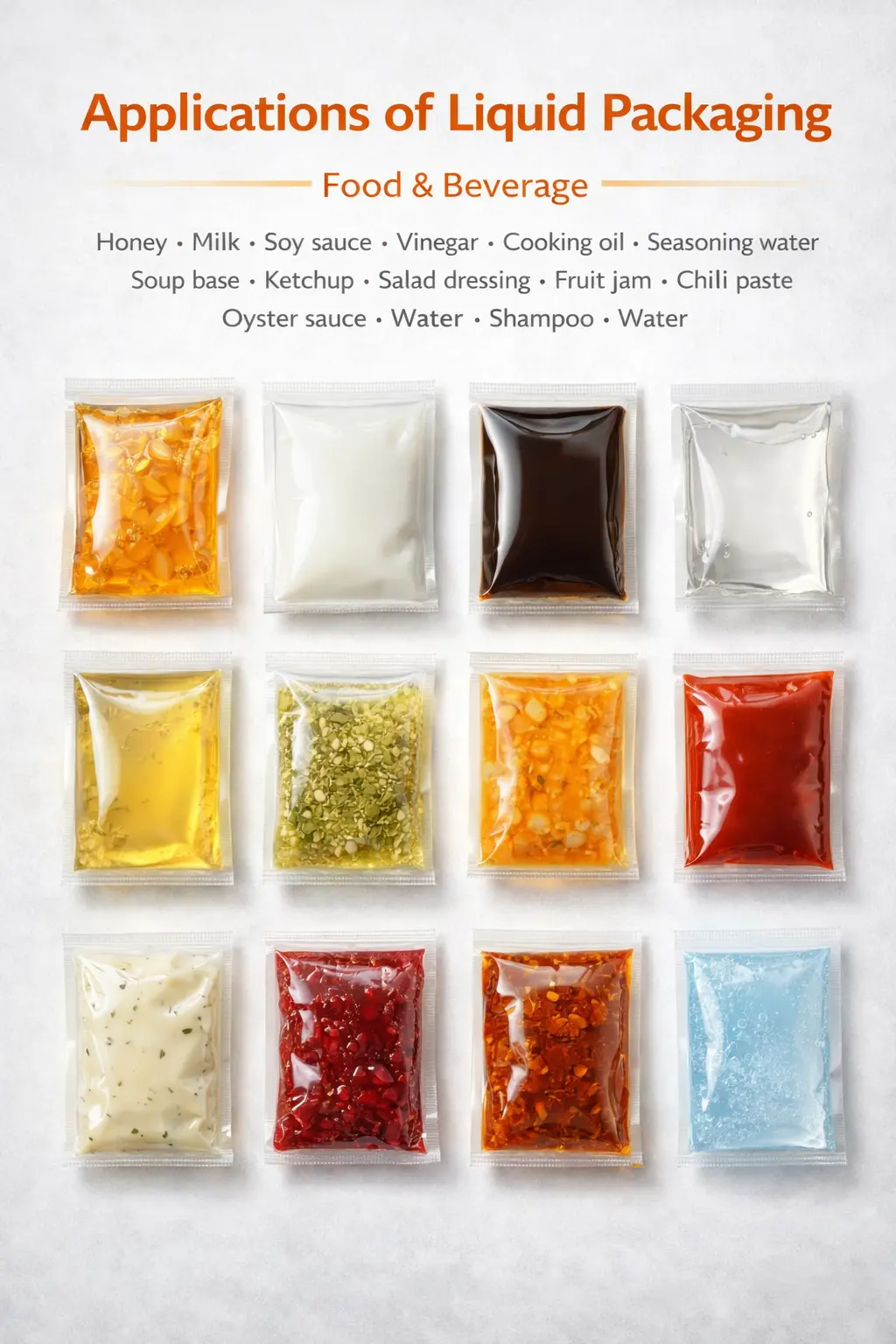 sachet liquid filling package