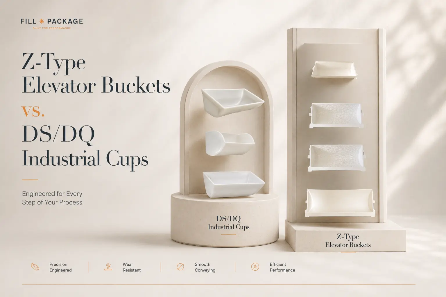 Z-Type Elevator Buckets vs. DSDQ Industrial Cups
