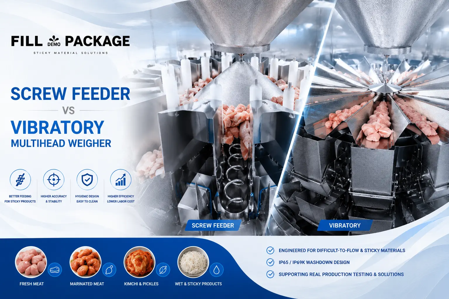 Screw Feeder vs Vibratory Multihead Weigher